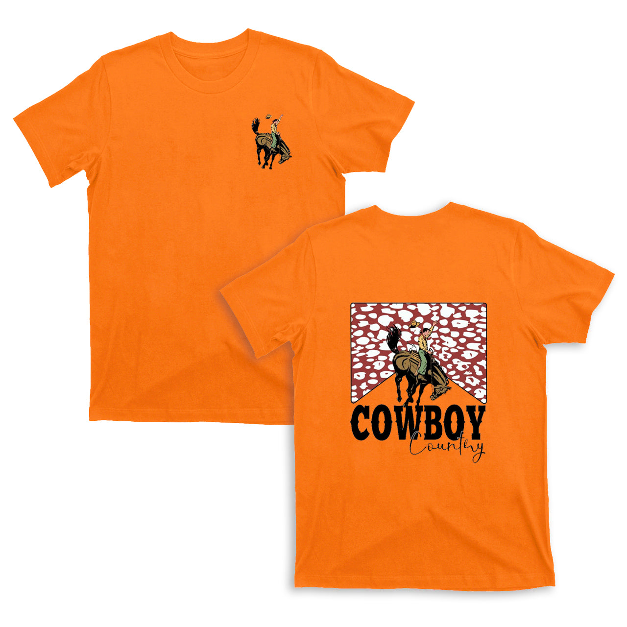 Cowboy Country Leopard Print T-Shirts