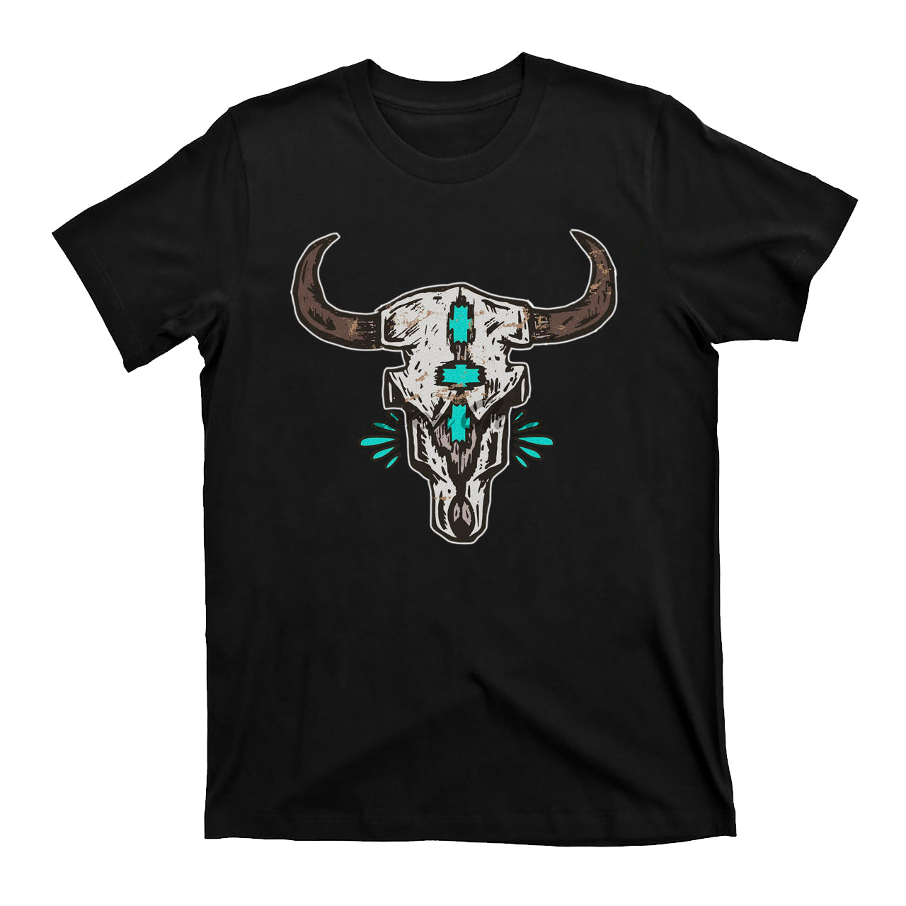 Interstellar Cow Skull T-Shirt