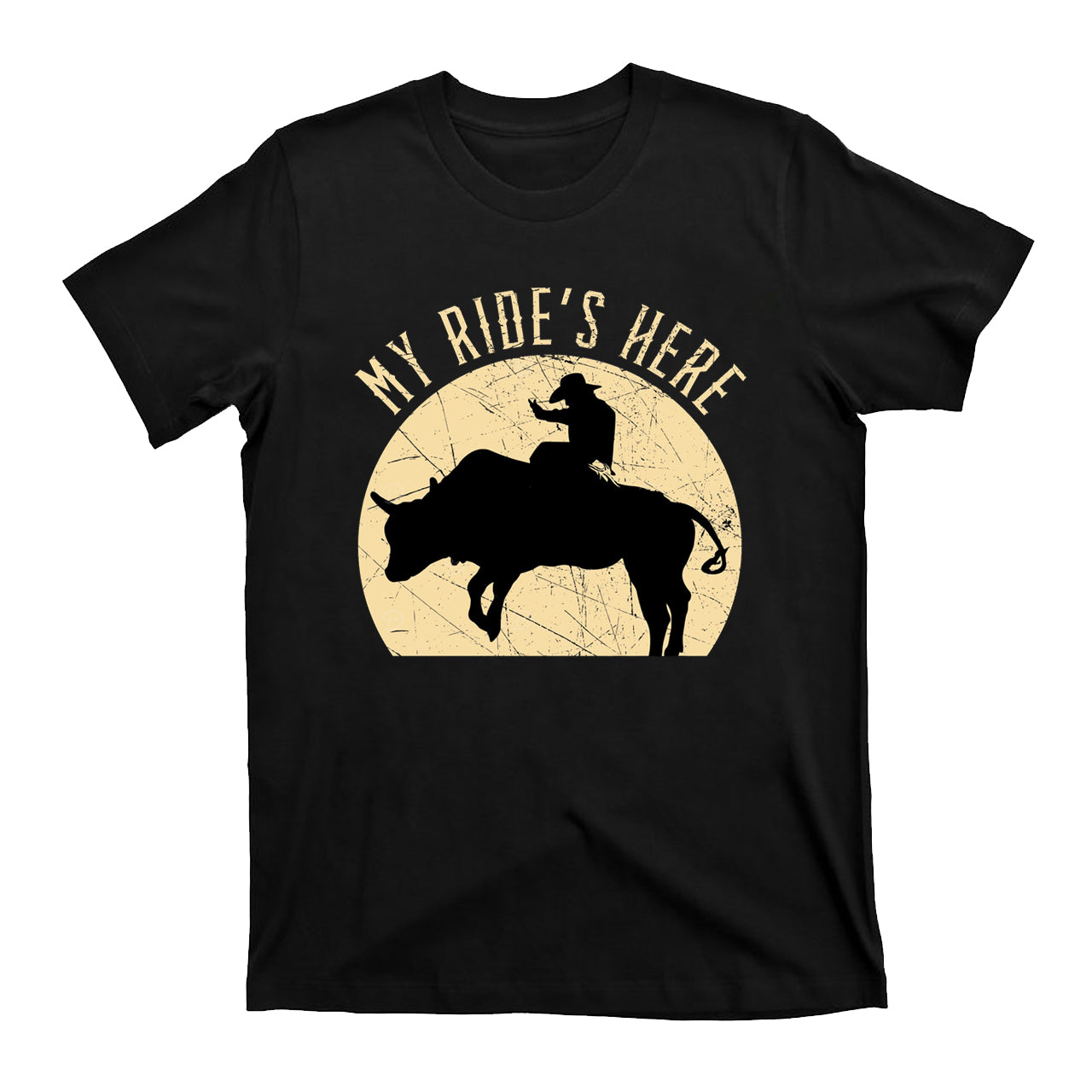My Rides Here Cowboy T-Shirts