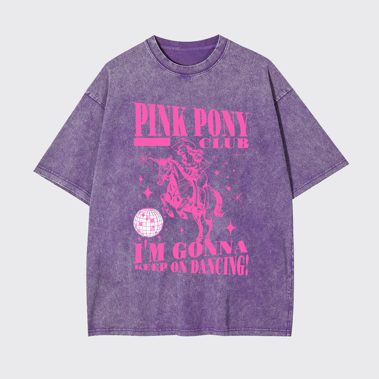 Keep On Dancing Cowgirl Garment-dye Tees