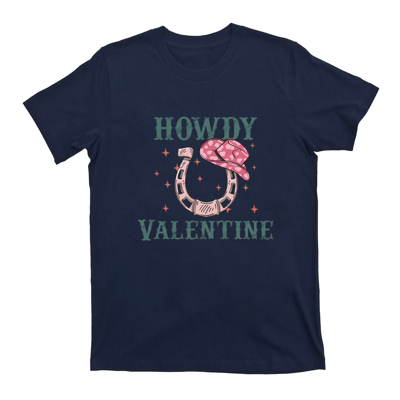 Howdy Valentines Fallen Horseshoe T-Shirts