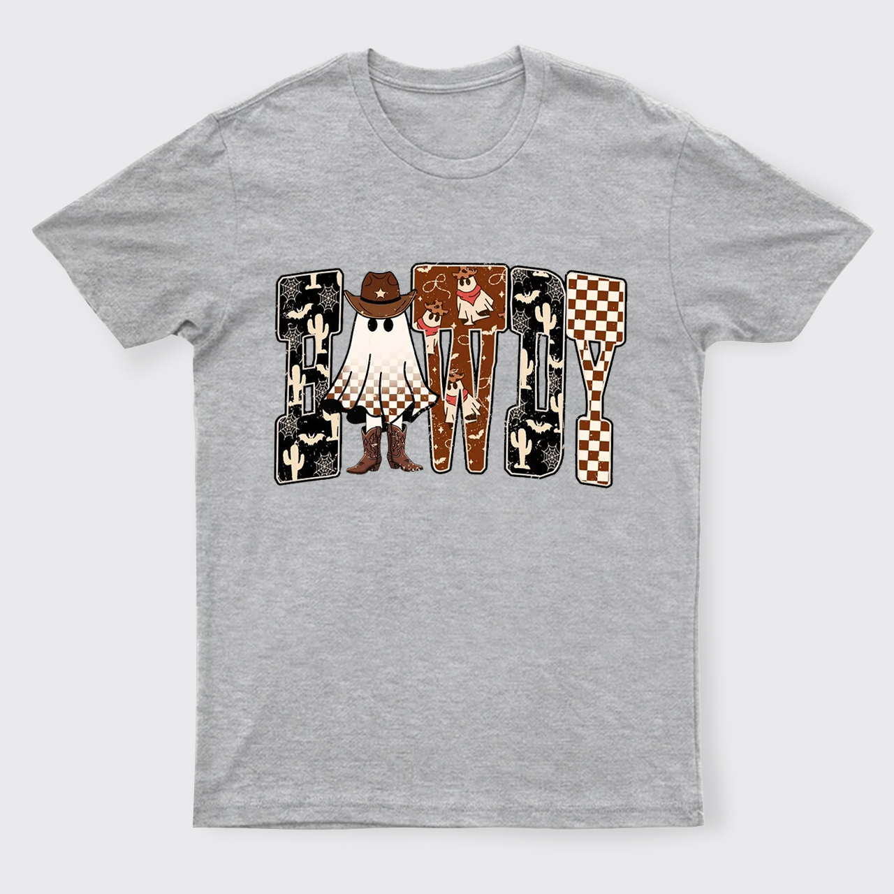 Howdy Western Halloween Ghost T-Shirts