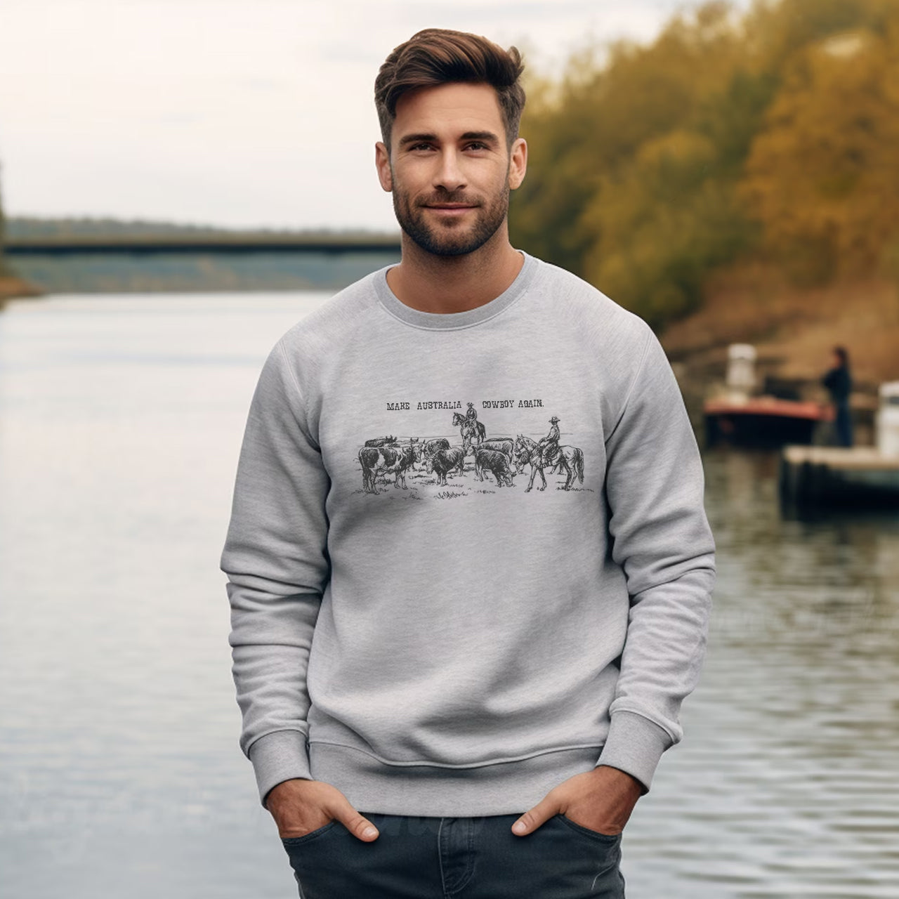 Personalized Make Your Country Cowboy Again Sweatshirt