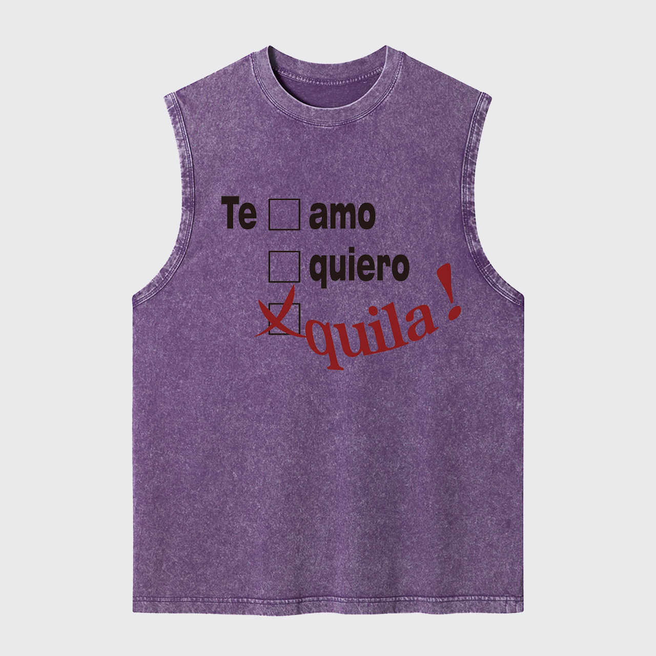 Tequila Lover Washed Tanks