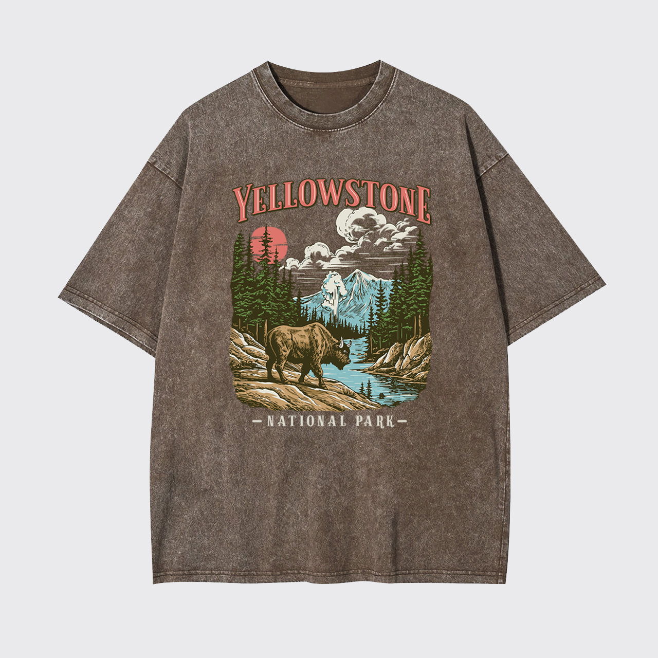 Vintage Yellowstone National Park Garment-dye Tees