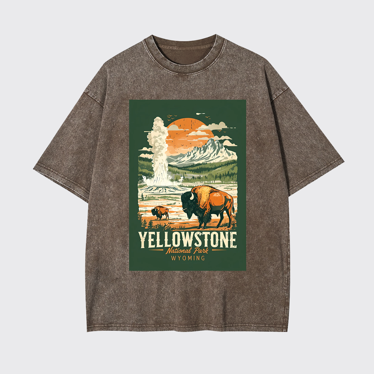 Yellowstone National Park Garment-dye Tees
