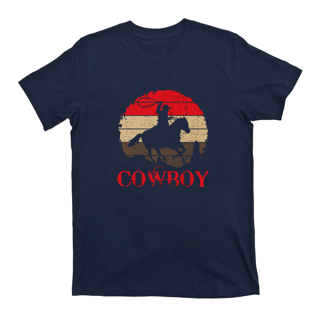 Bravely Riding the Desert Cowboy T-Shirts