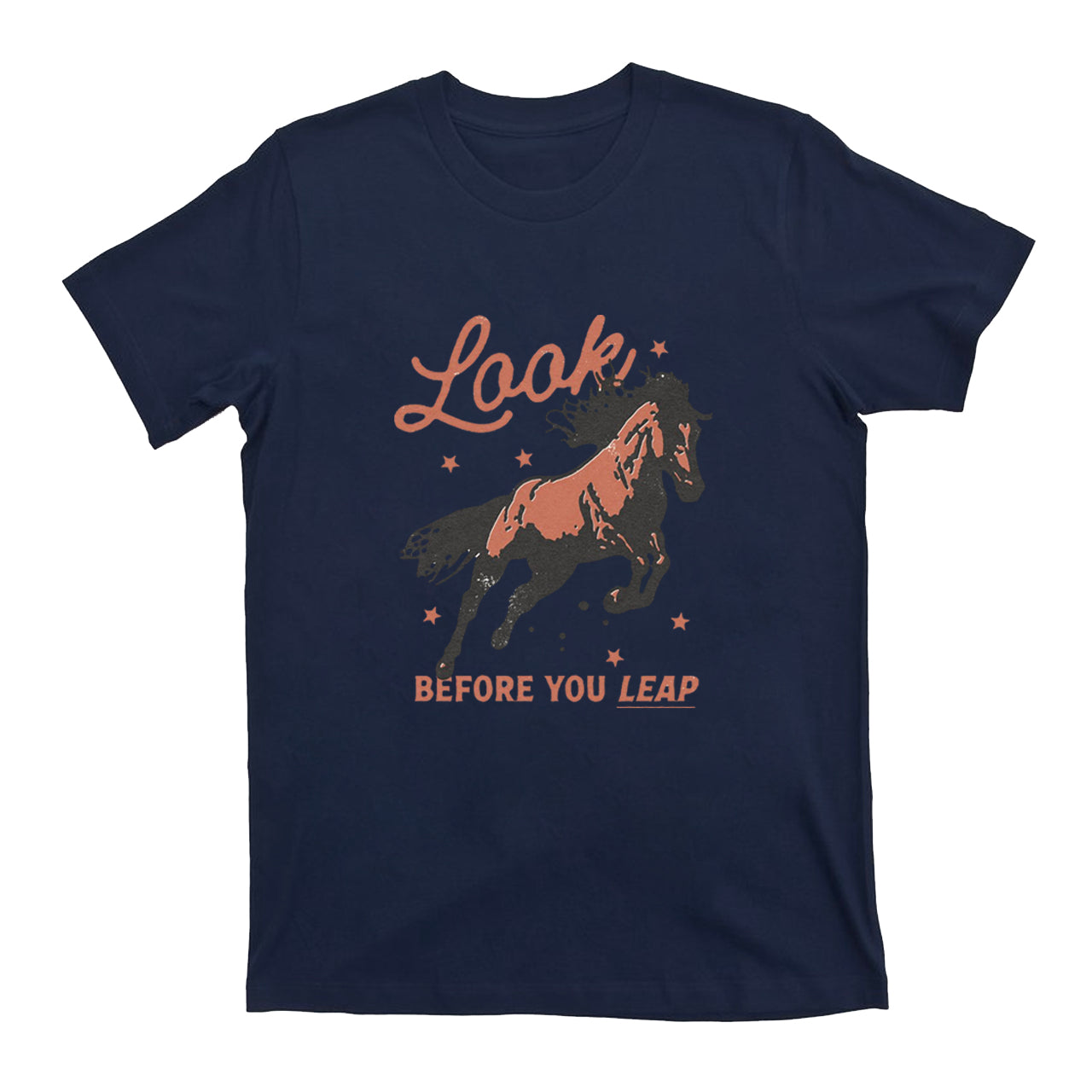 Look Before You Leap Southern Western Cowboy T-Shirts