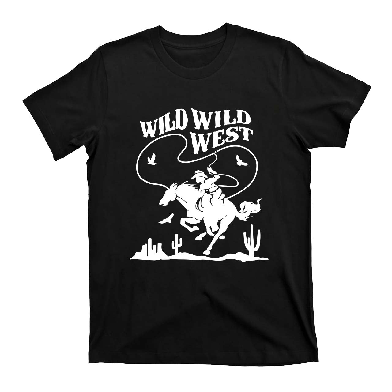 Vintage Look Wild West Cowboy T-Shirts