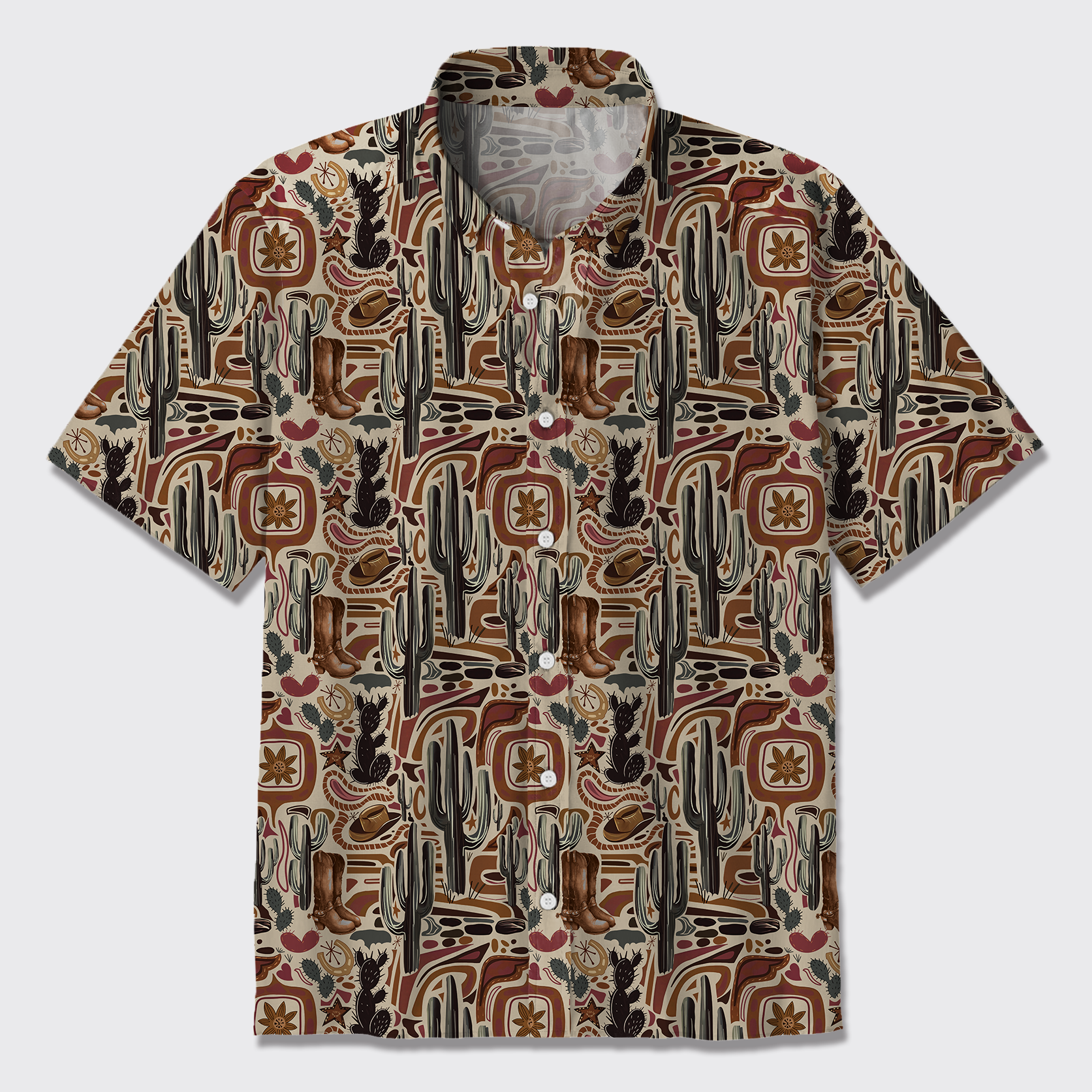 Busy Desert Button Up Shirts