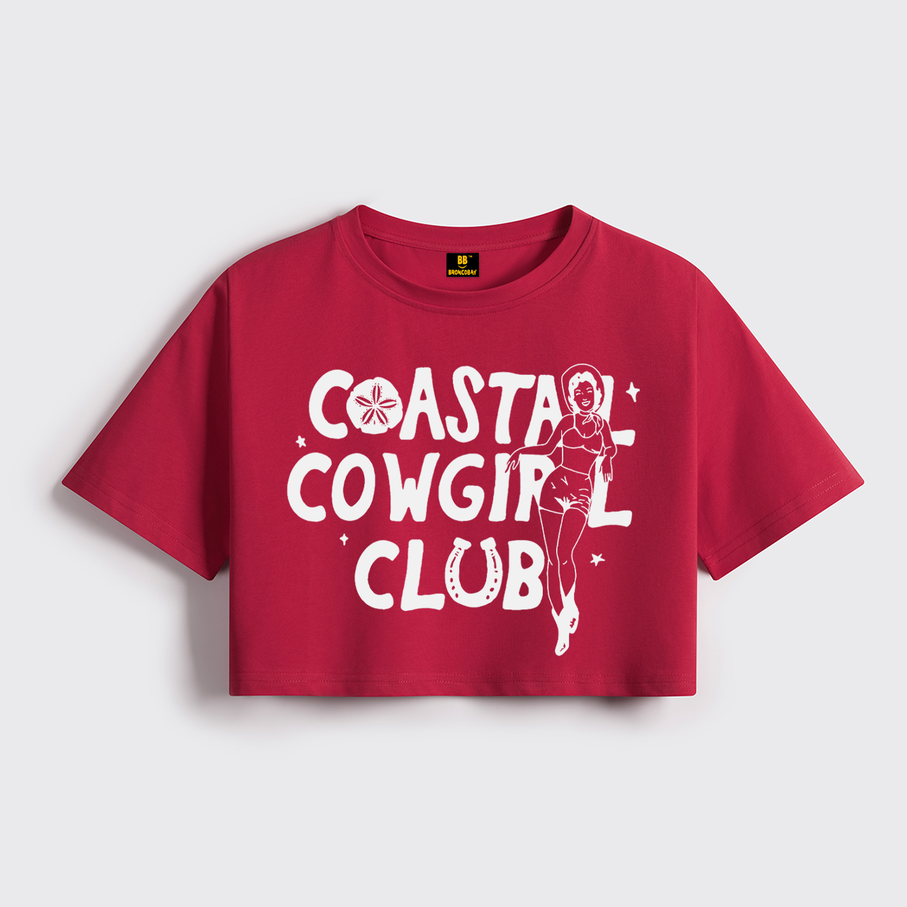 Coastal Vintage Cowgirl Cropped Boxy Tee