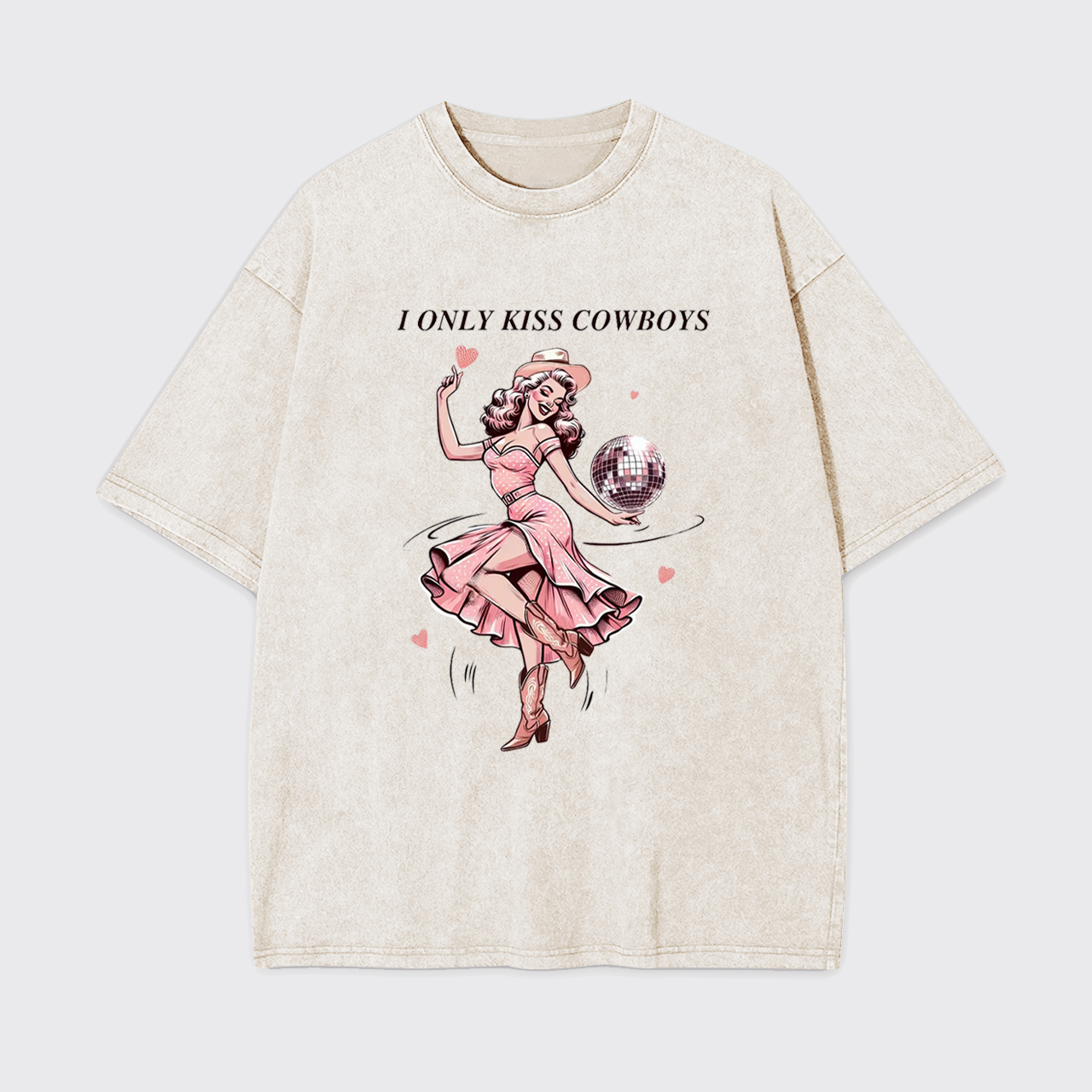 I Only Kiss Cowboys Garment-dye Tees