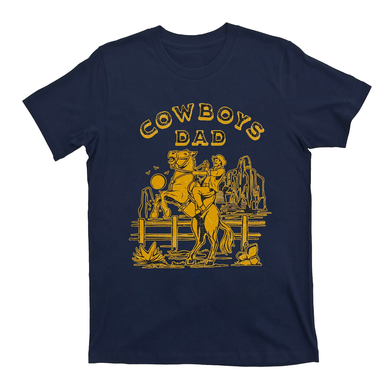 Cowboys Dad-Western Cowboy Country T-Shirts