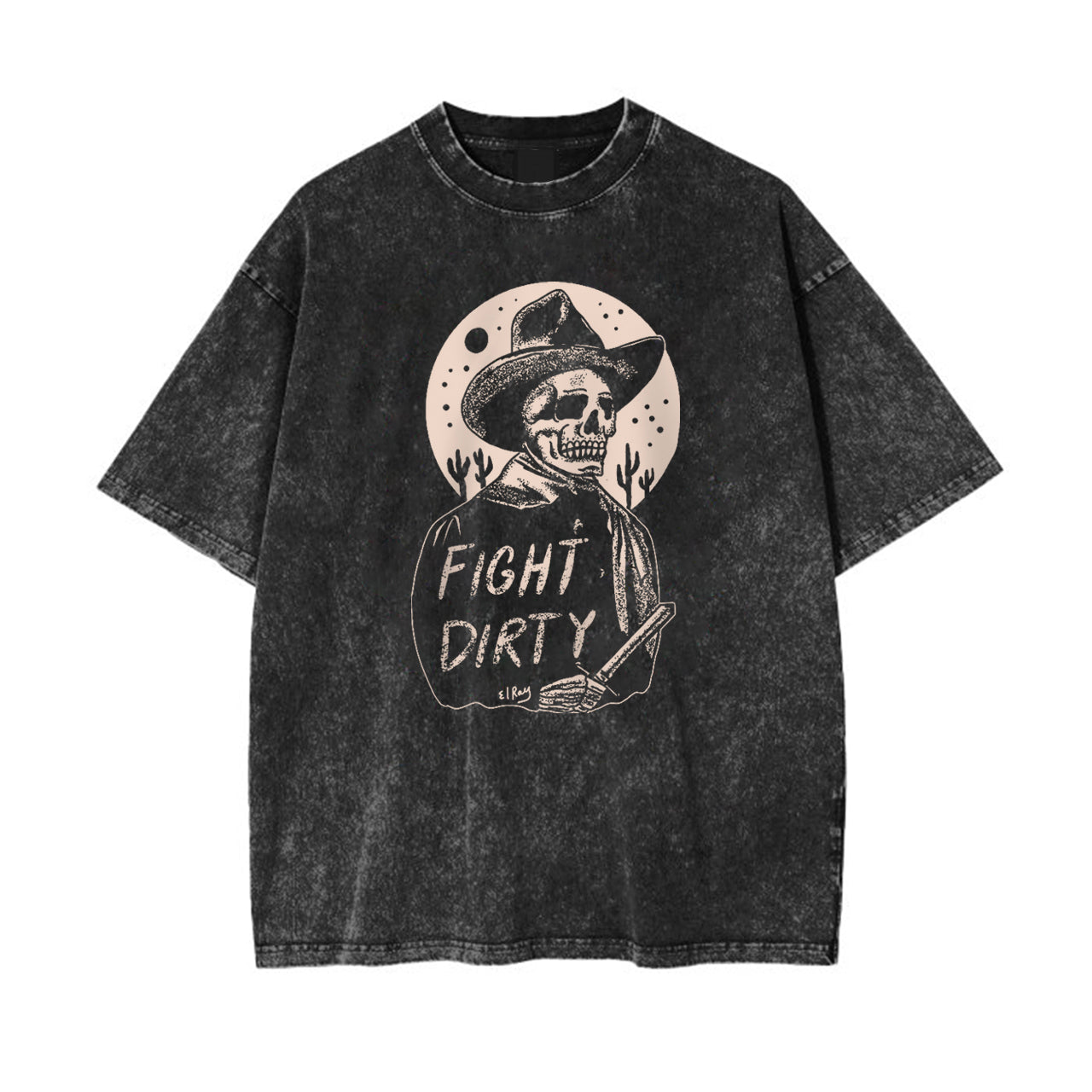 Fight Dirty Cowboy Garment-dye Tees