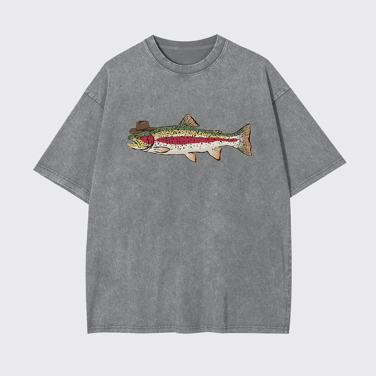 Cowboy Trout Western Fishing Garment-dye Tees