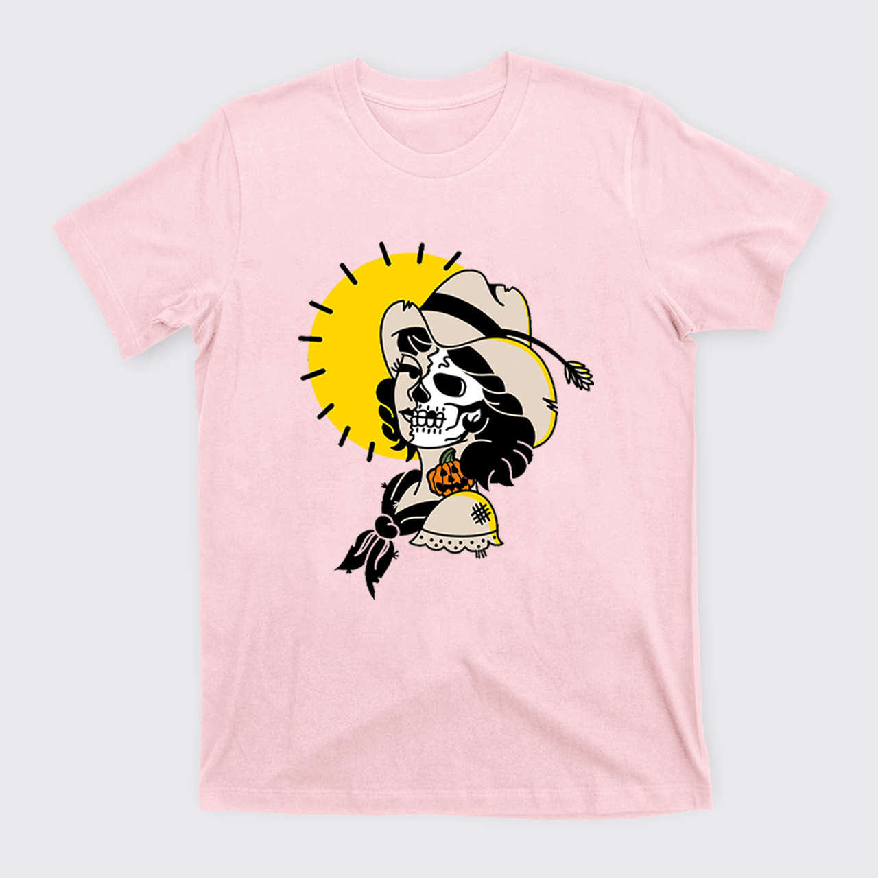 Halloween Skull Cowgirl T-Shirts