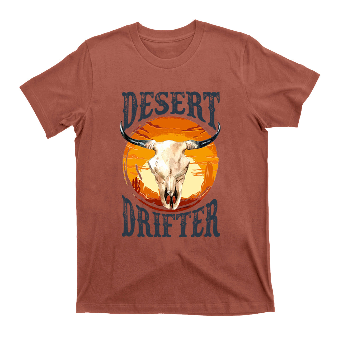 Desert Drifter Cow Bull T-shirt