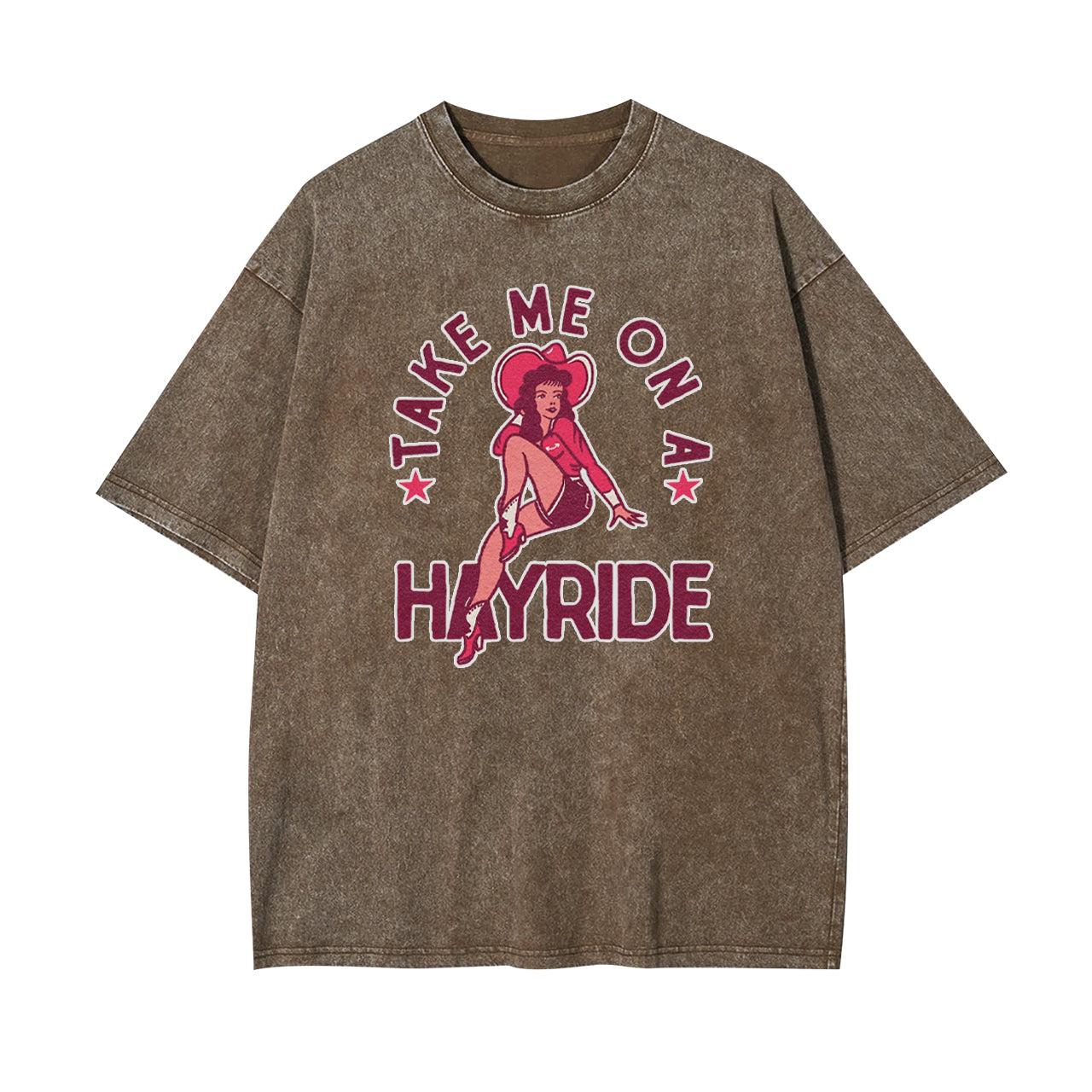 Take Me On A Hayride Garment-dye Tees