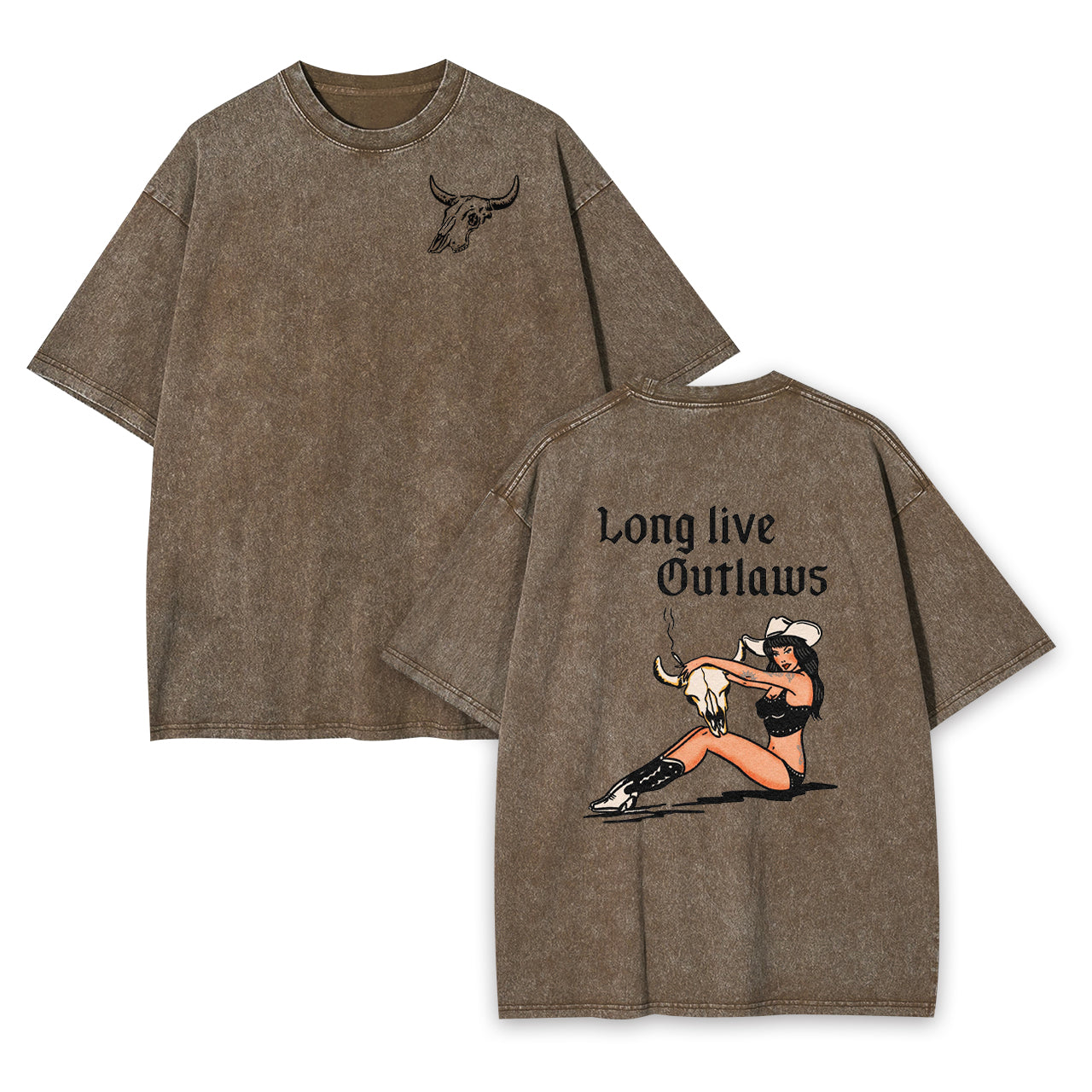 Long live Outlaws Garment-dye Tees