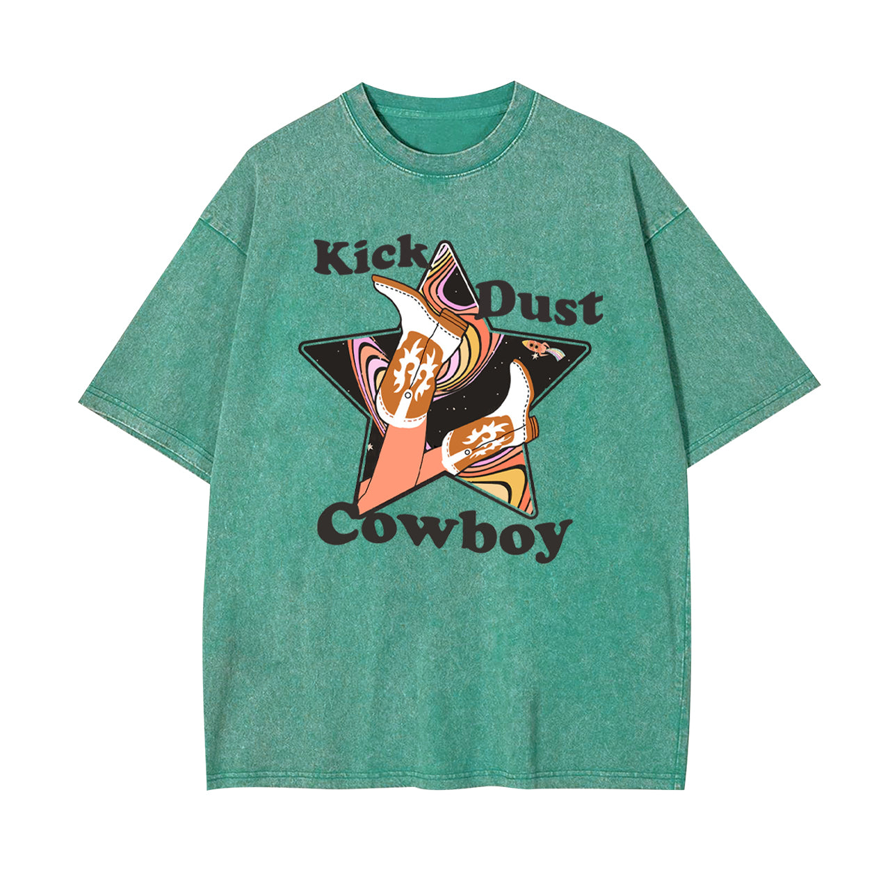 Space Kick Dust Cowboy Garment-dye Tees