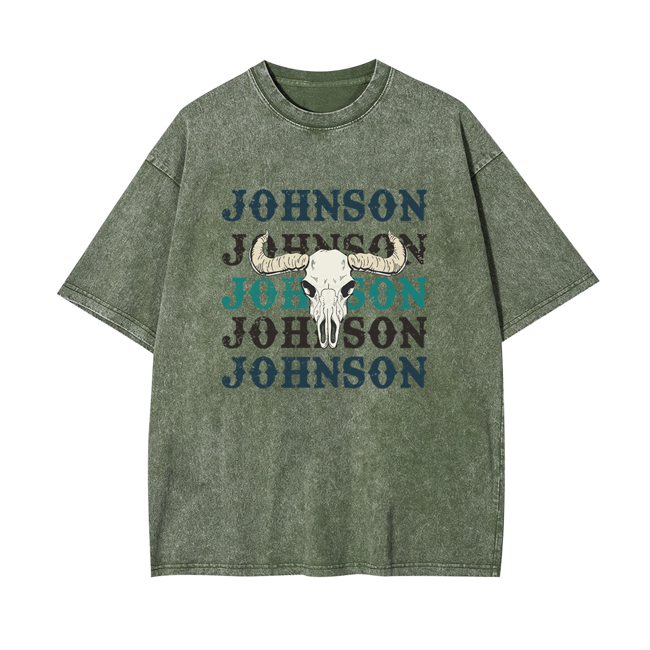 Johnson Western Cowboy Garment-dye Tees