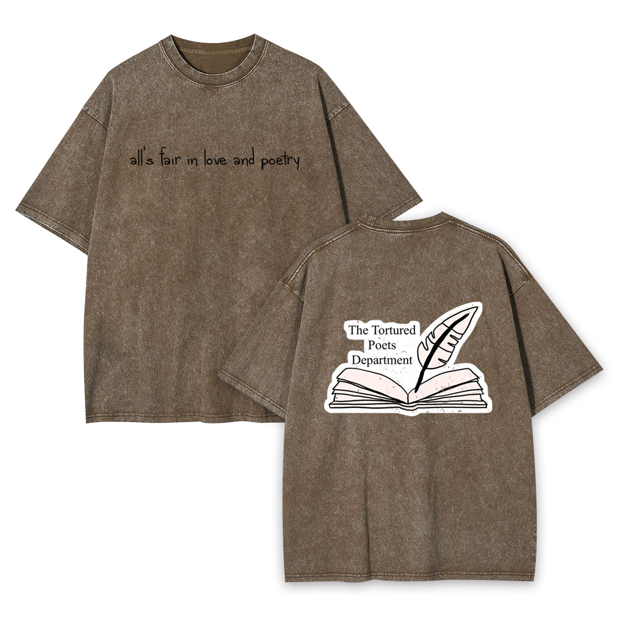 All's Fair In Love and Poetry Tortured Poets Department Garment-dye Tees