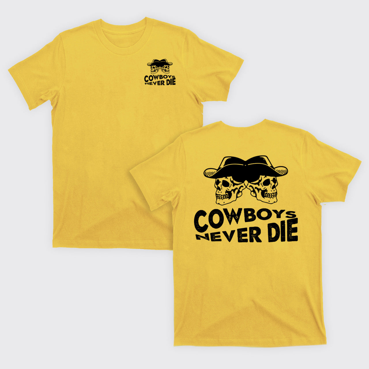 Cowboys Never Die Skeleton T-Shirts