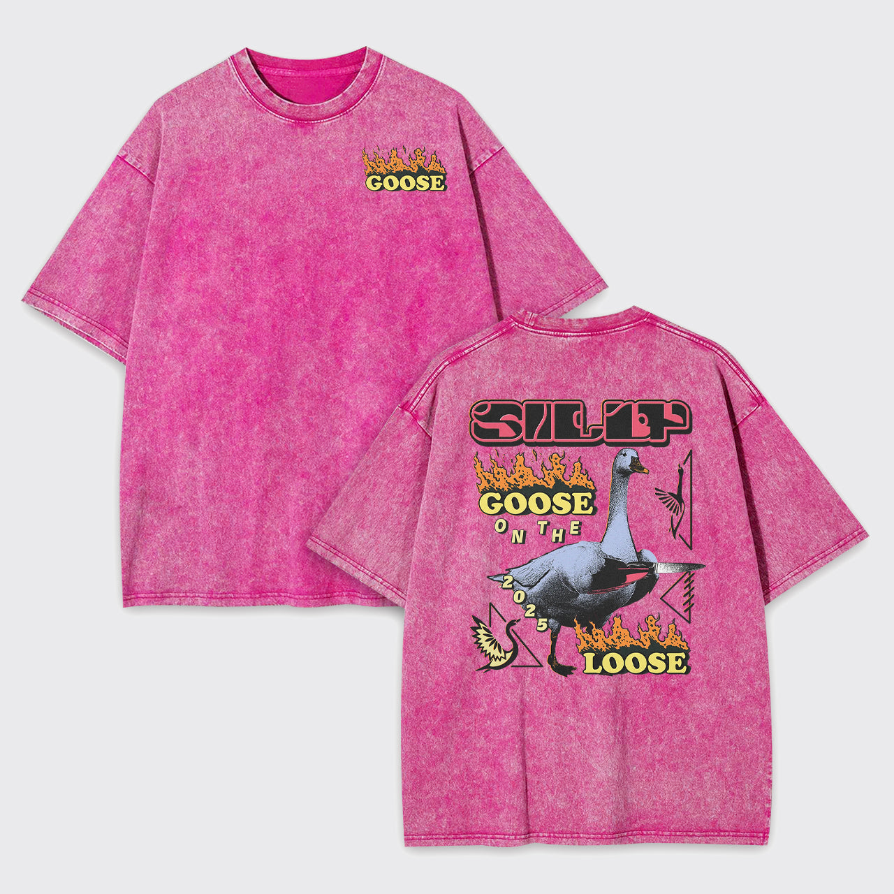 Silly Goose On The 2025 Loose Garment-dye Tees