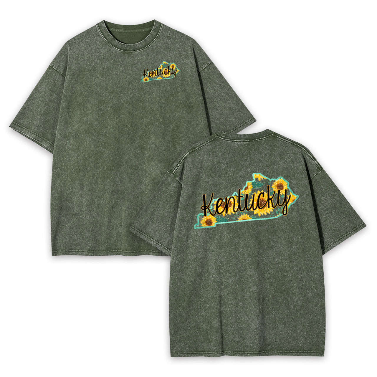 Kentucky Sunflower Garment-dye Tees