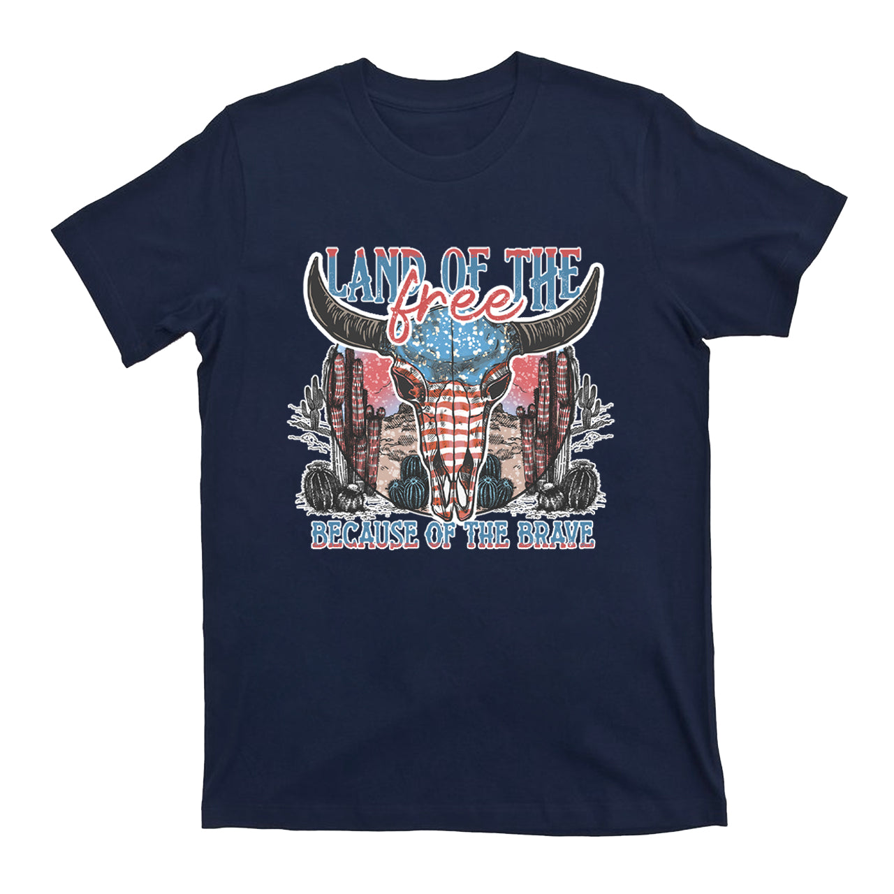 4th Of July And Cow Skull T-Shirts