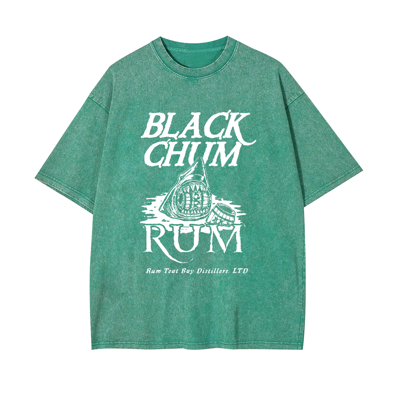Black Chum Rum Garment-dye Tees