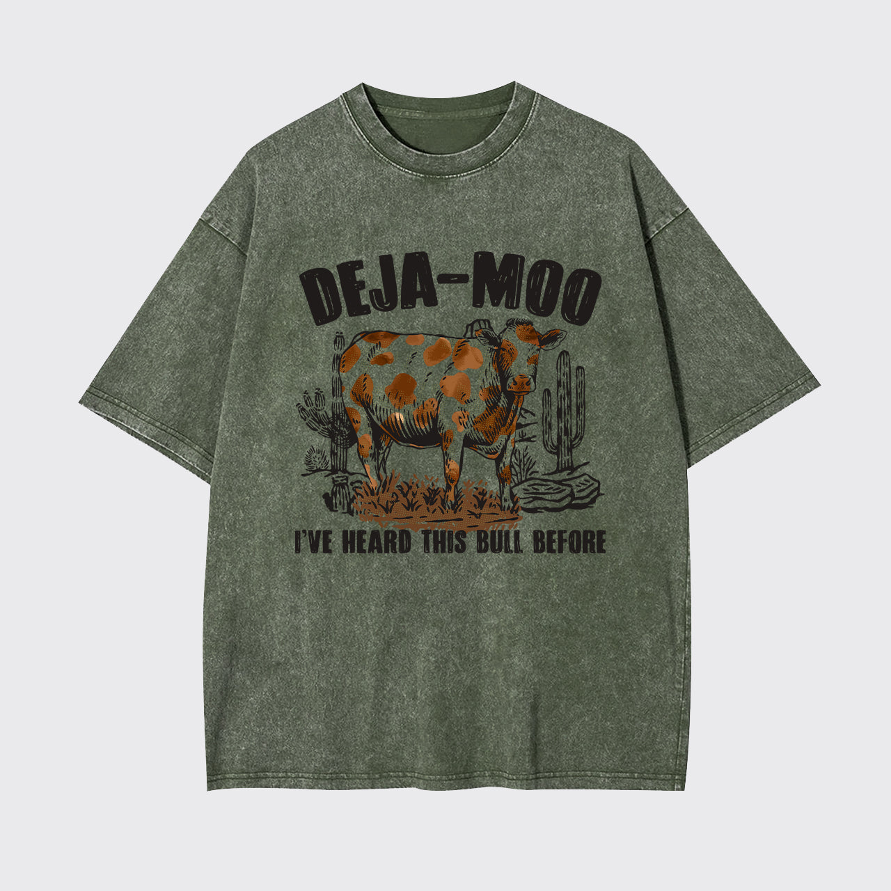 Deja-Moo Garment-dye Tees