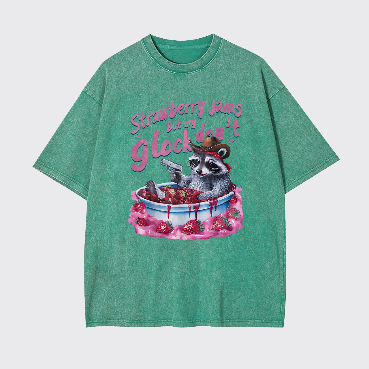 Let's Soak In The Strawberry Bath Garment-dye Tees