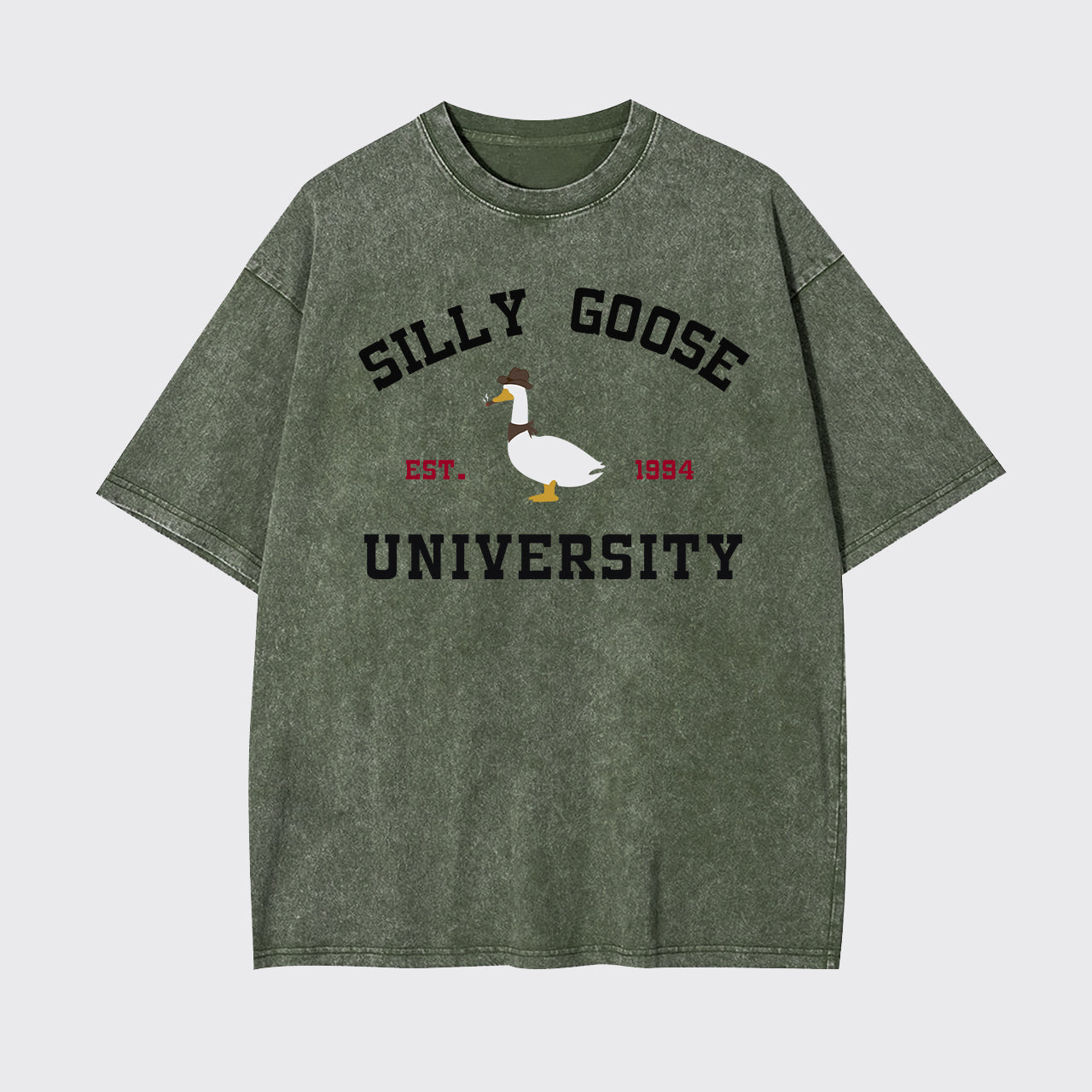 Silly Goose University Garment-dye Tees