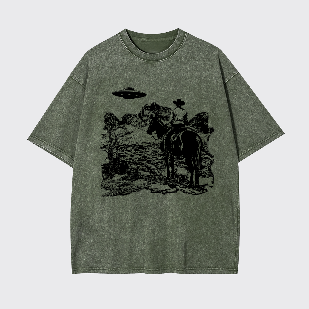 There's A UFO Garment-dye Tees Garment-dye Tees
