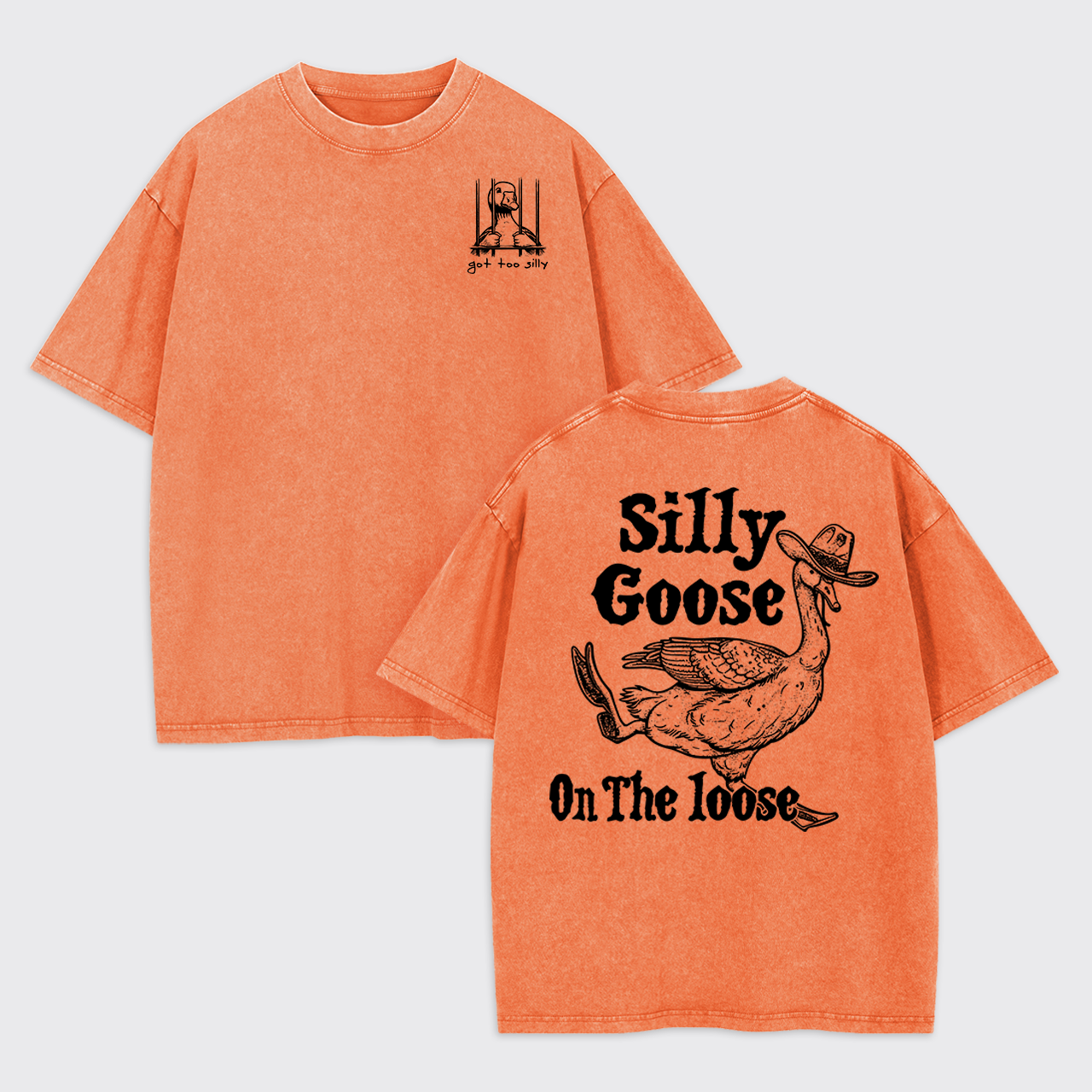 Silly Goose On The Lose Garment-dye Tees