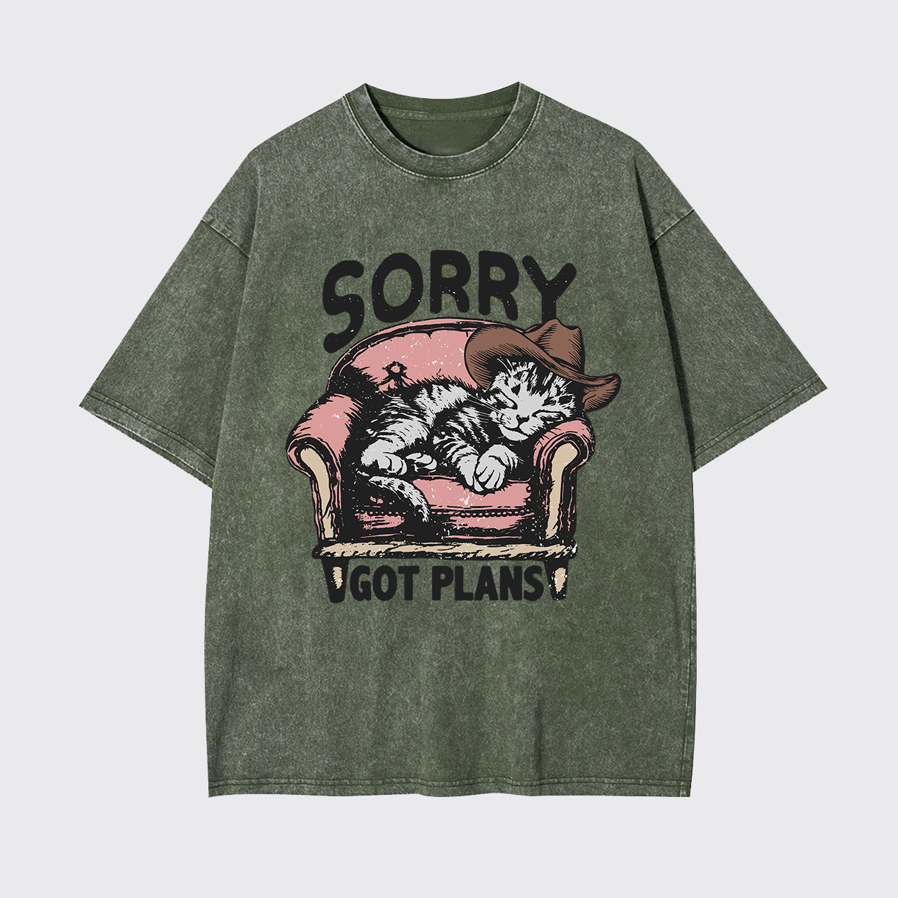 Sorry Got Plans Garment-dye Tees