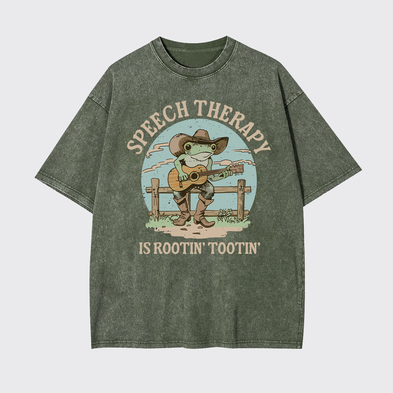 Speech Therapy Is Rootin' Tootin' Garment-dye Tees
