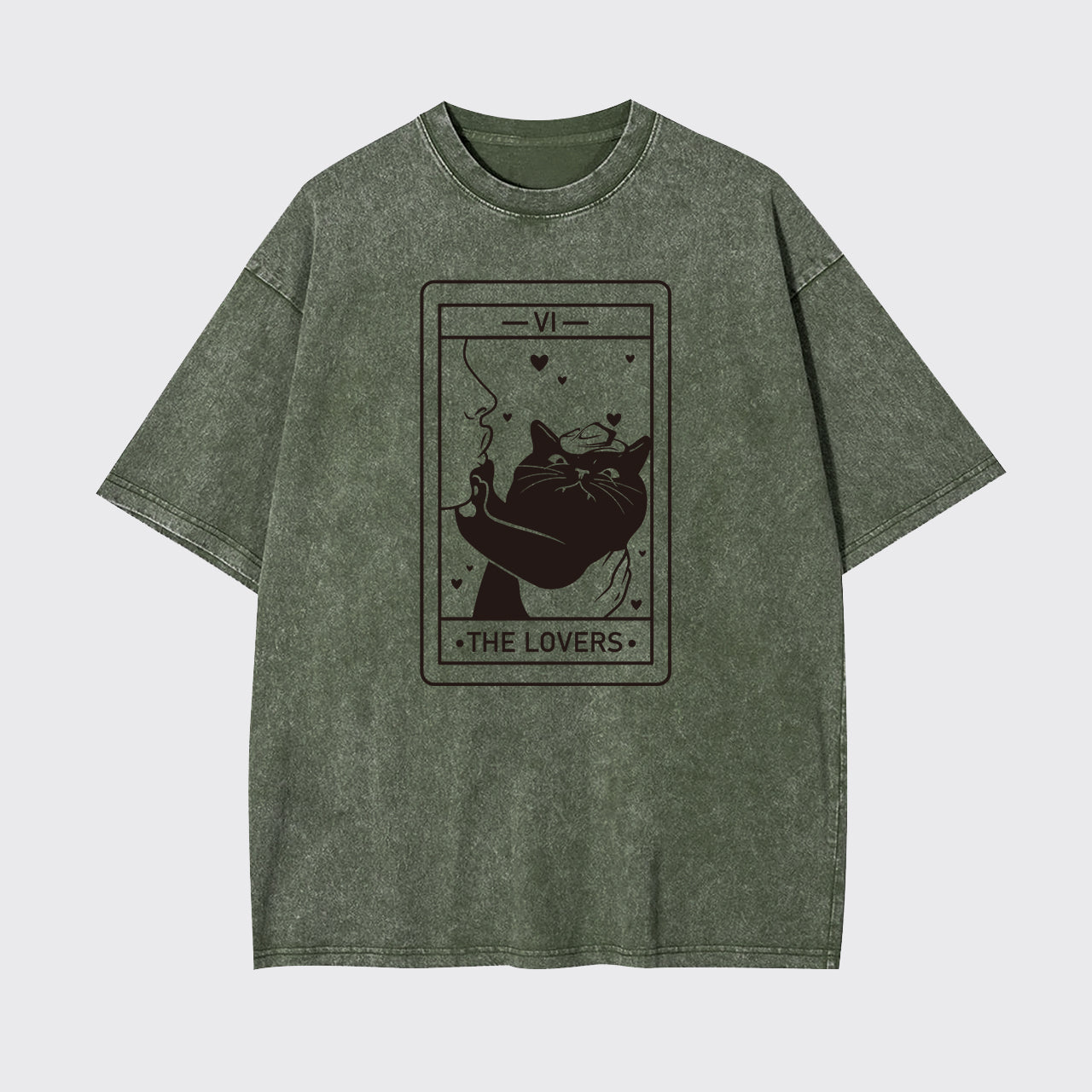 Tarot Cat Garment-dye Tees