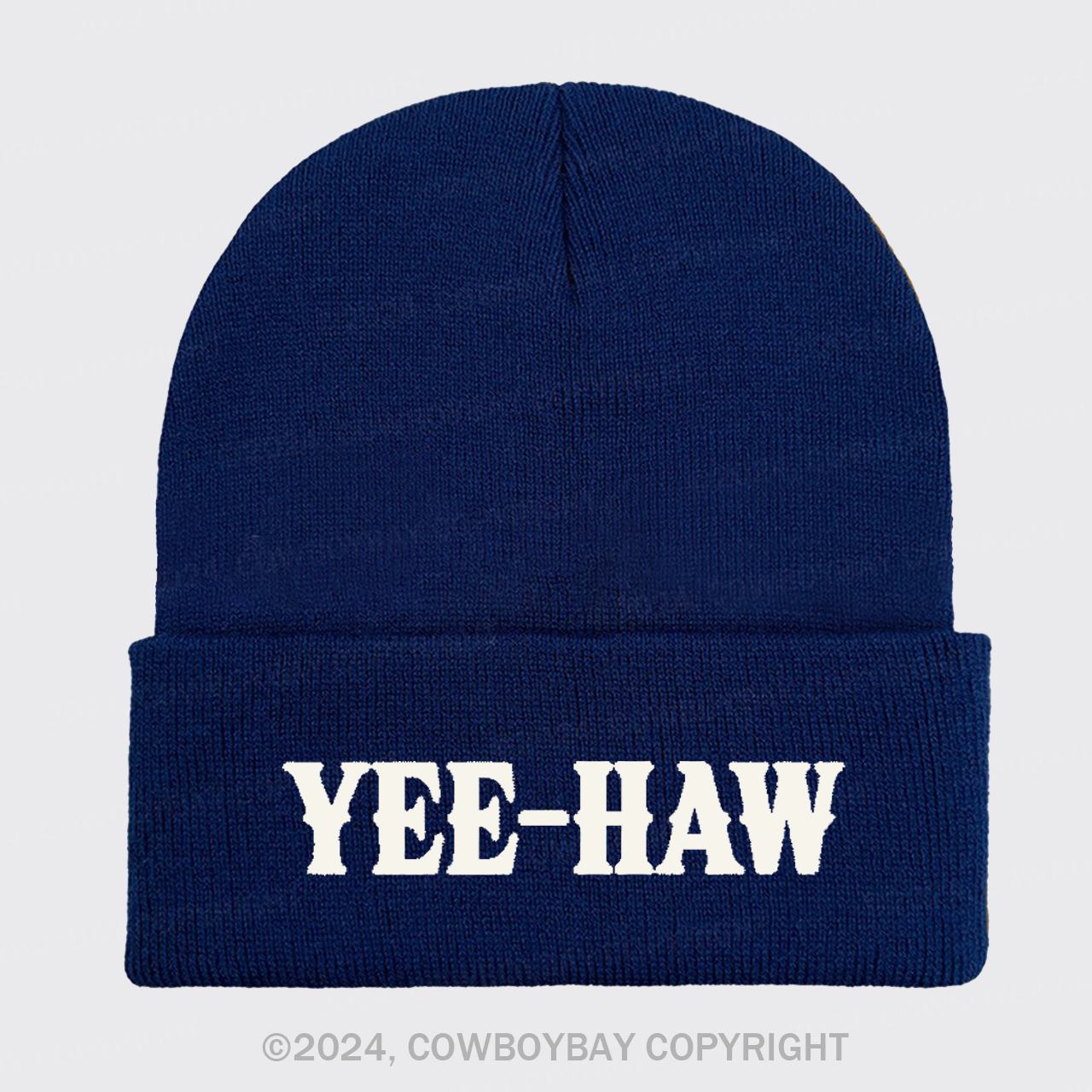 YEE-HAW Embroidered Knitted Beanie