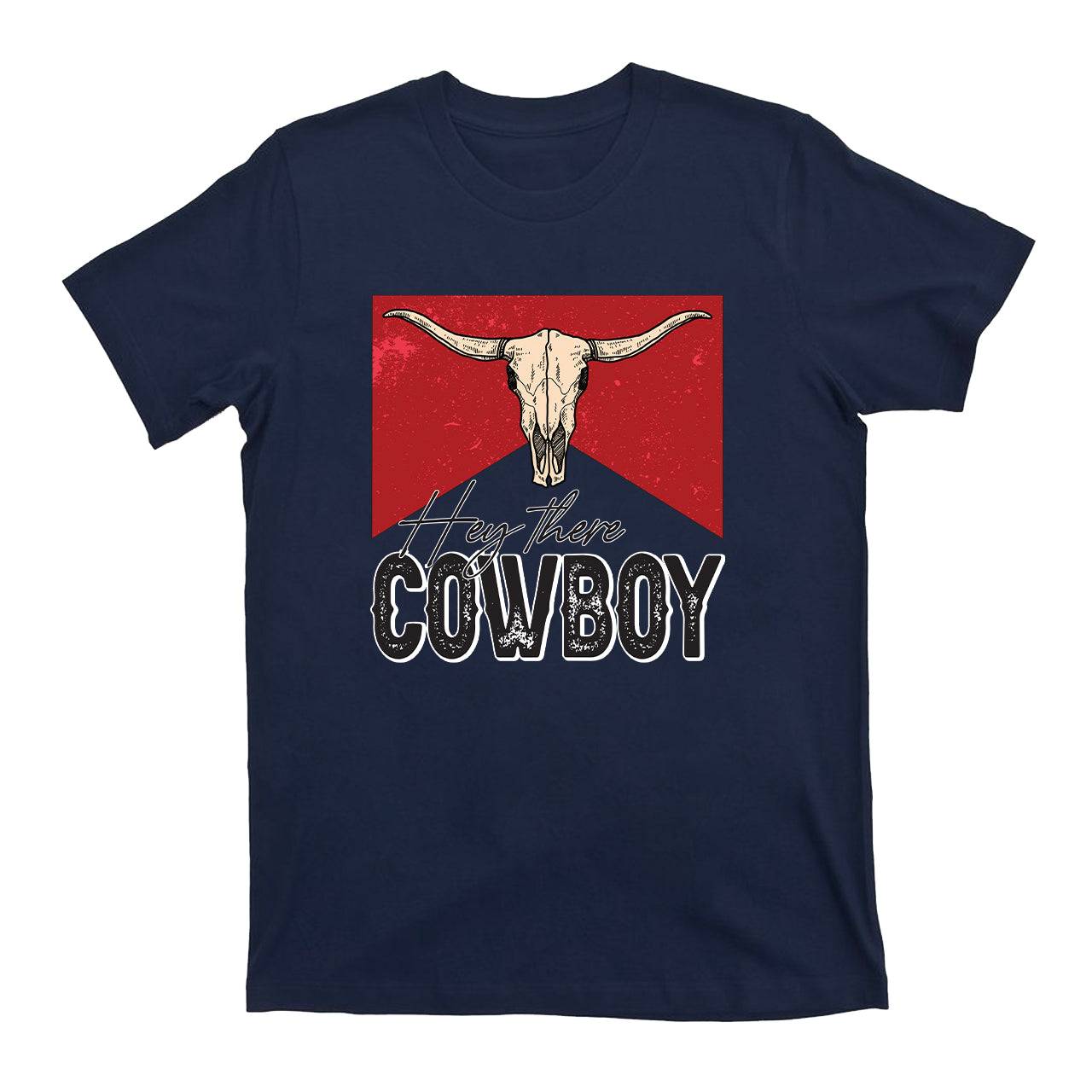 Hey There Cowboy Vintage Western Cowboy T-Shirt