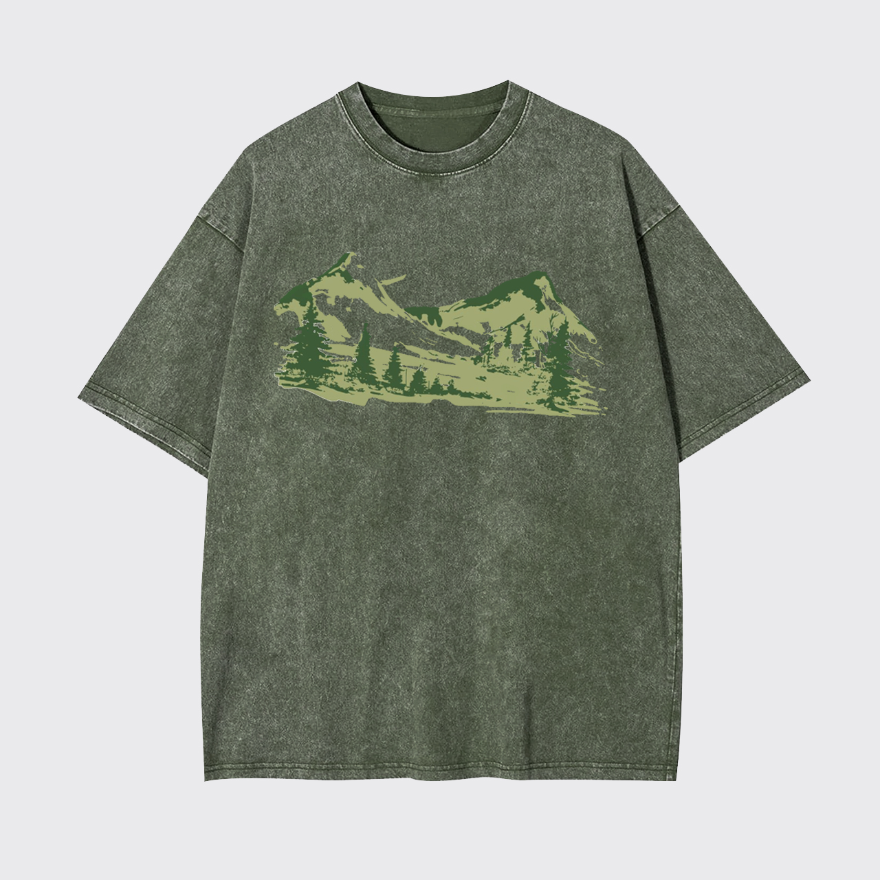 Mountain Range Adventure Garment-dye Tees