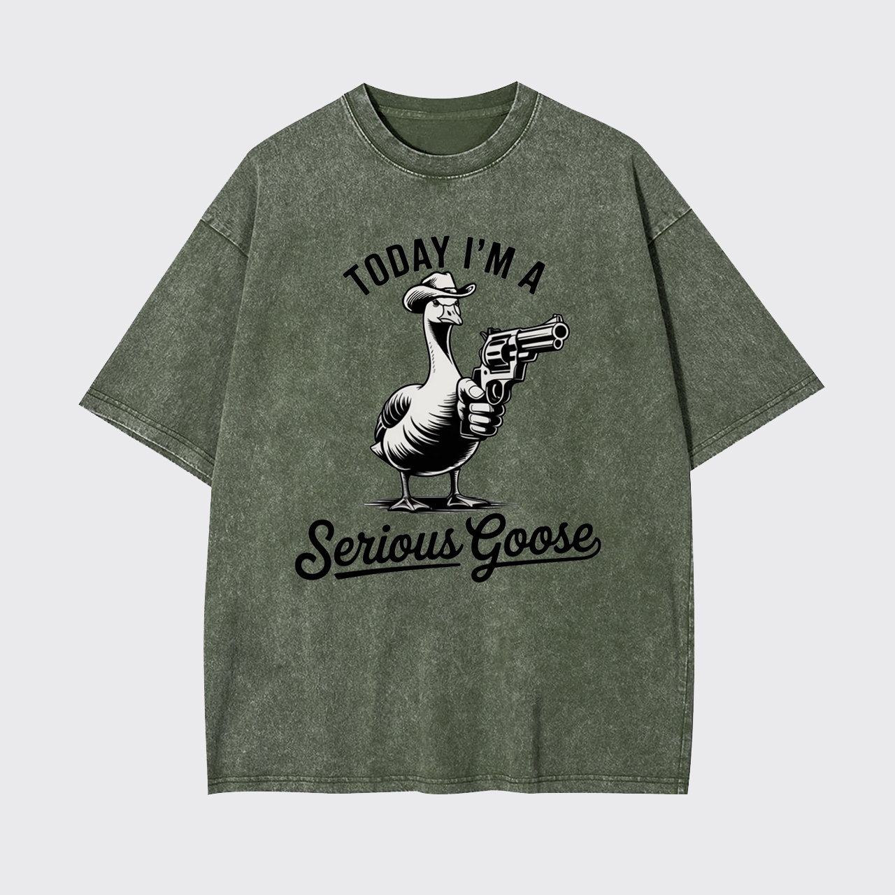 Today I'm a Serious Goose Funny Garment-dye Tees
