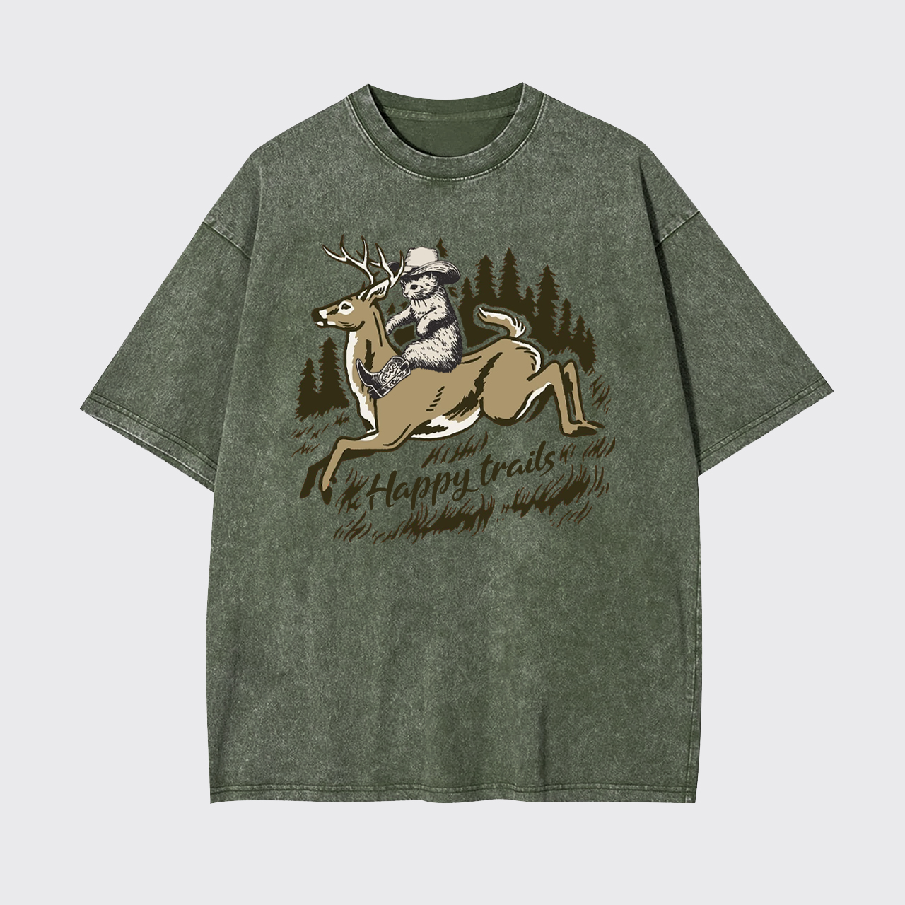 Happy Trails Garment-dye Tees