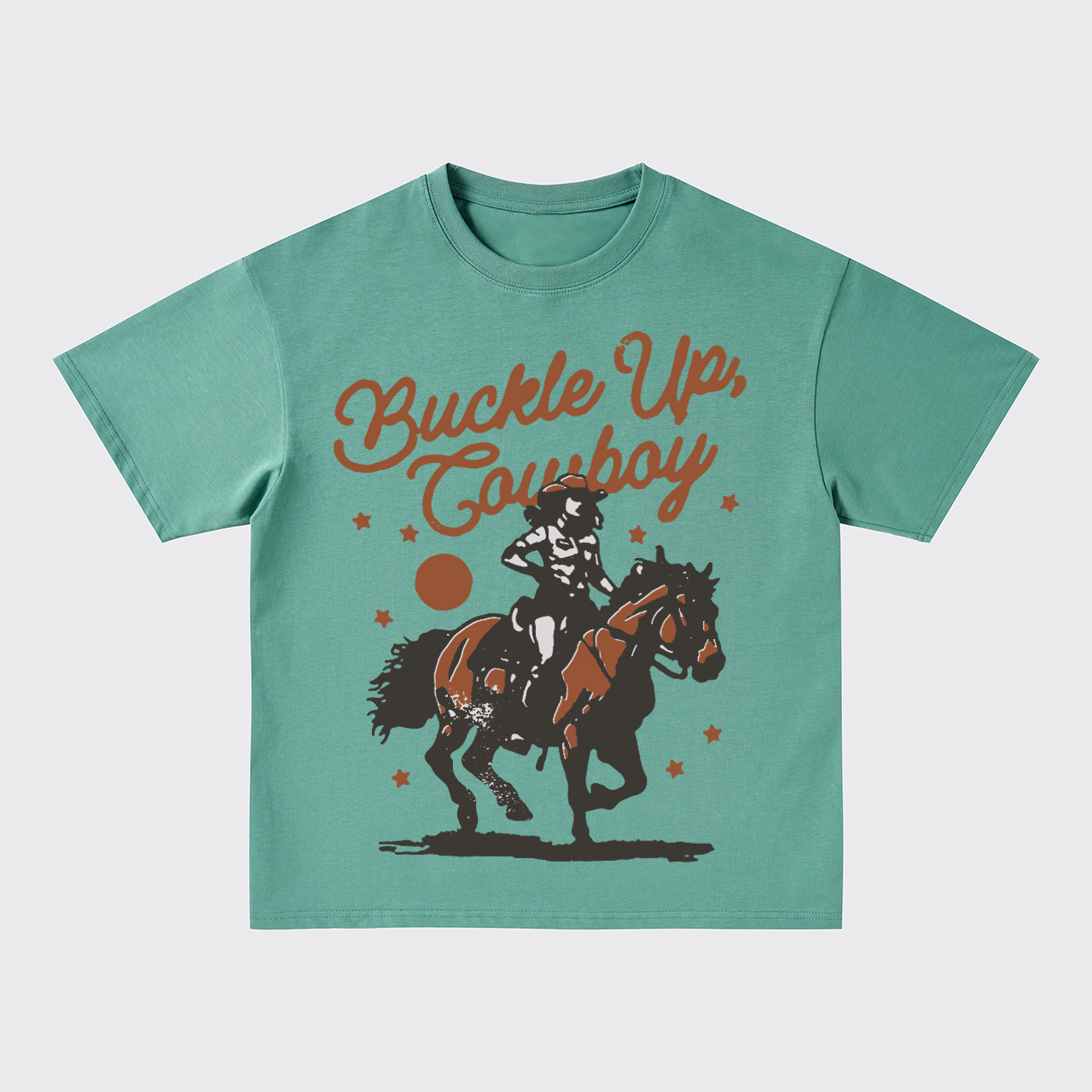 Buckle Up Cowboy Oversize T-Shirts