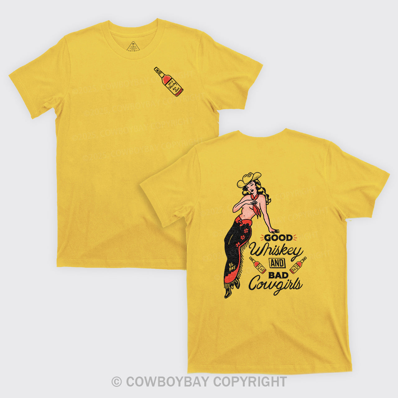 Good Whiskey And Bad Cowgirl T-Shirts