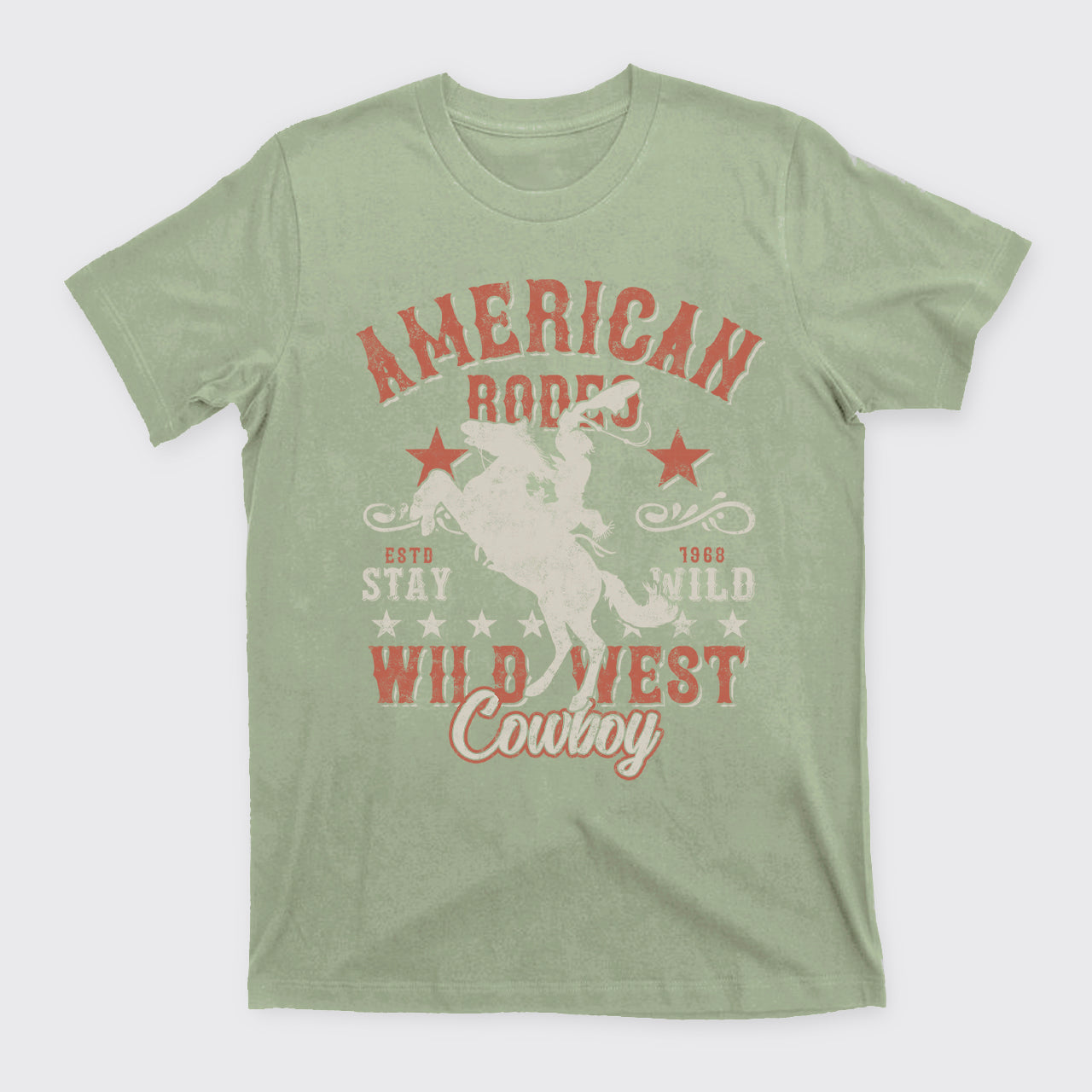 American Rodeo Wild West Cowboy T-Shirts