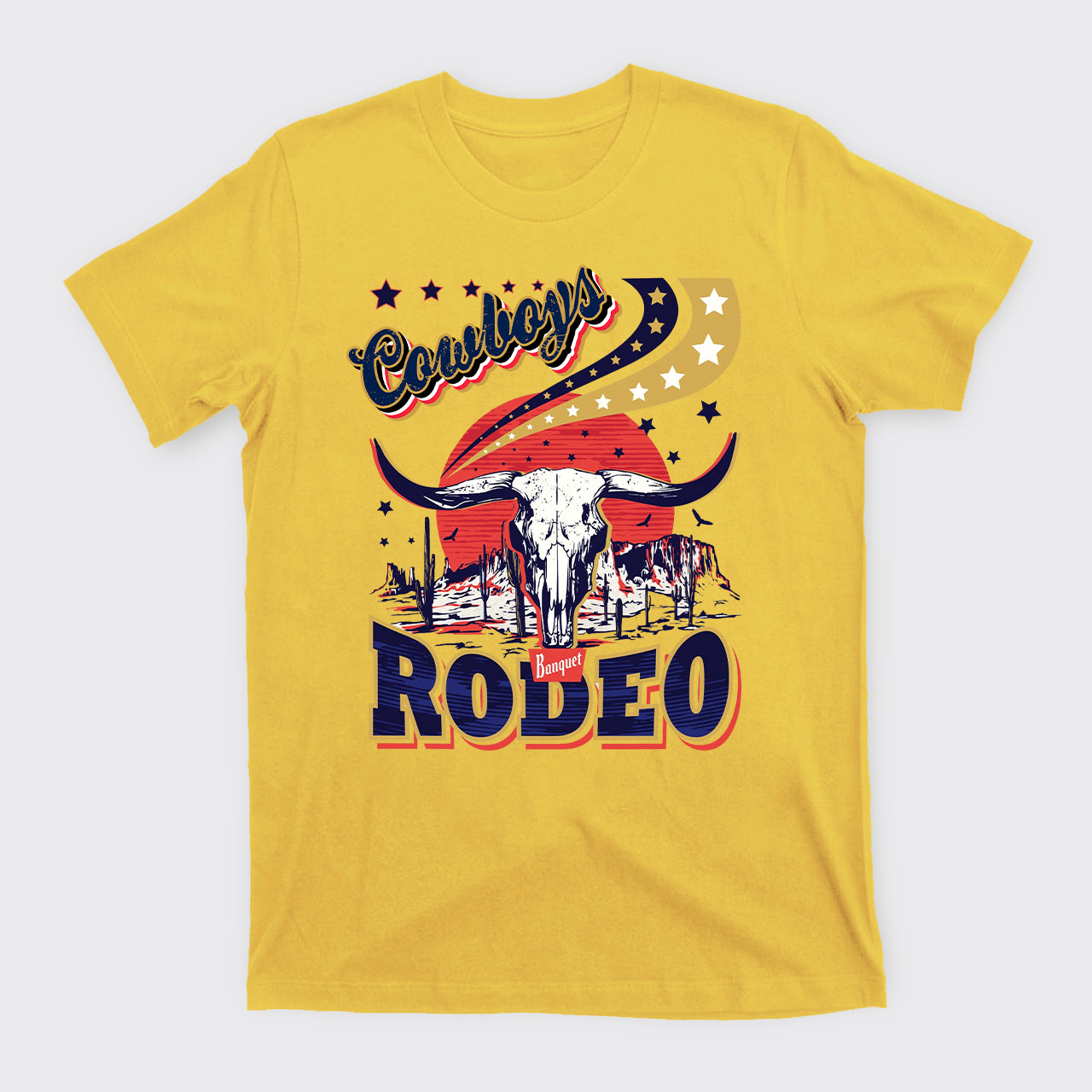 Cowboy Banquet Rodeo Western Country T-Shirts