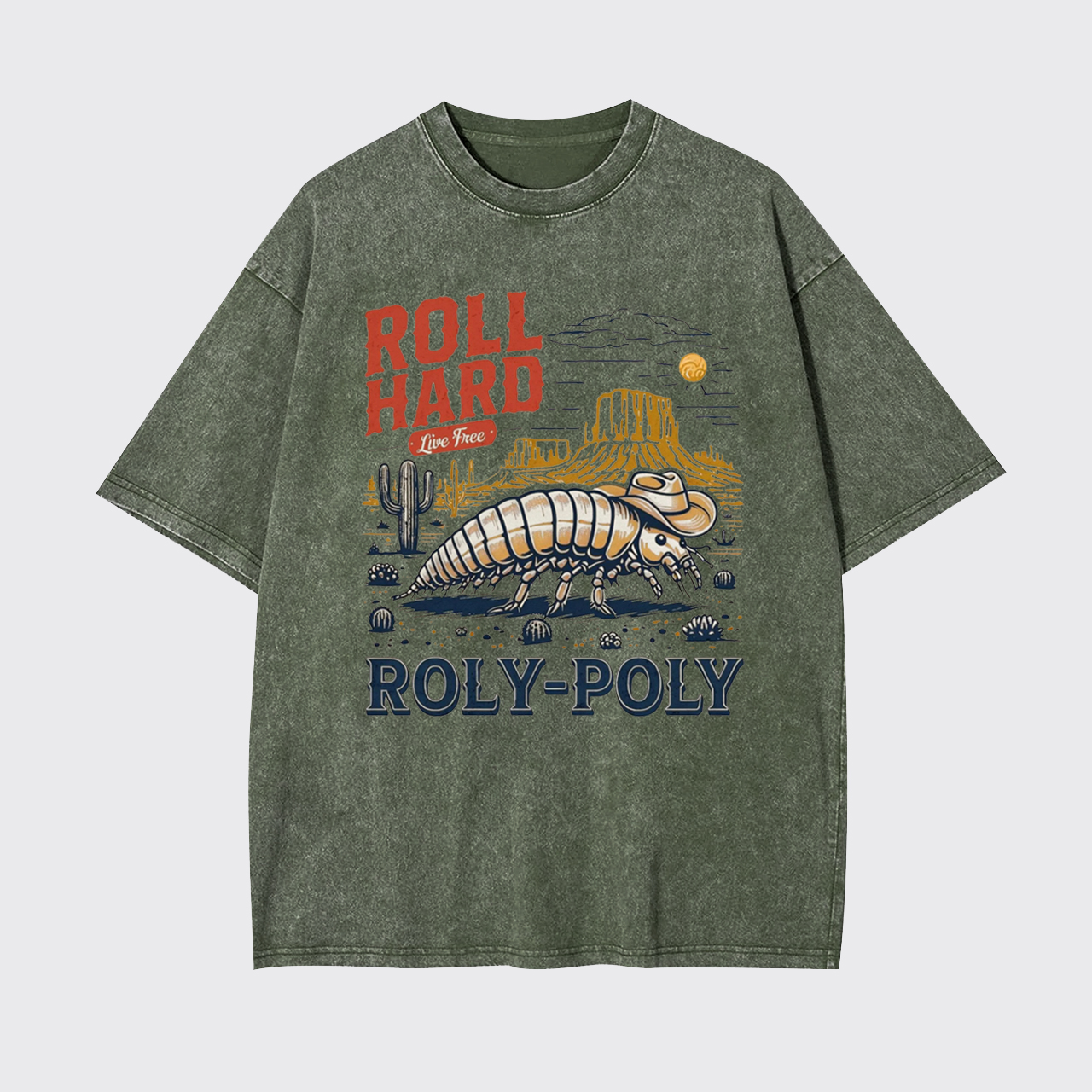 Roly Poly Wild West Garment-dye Tees