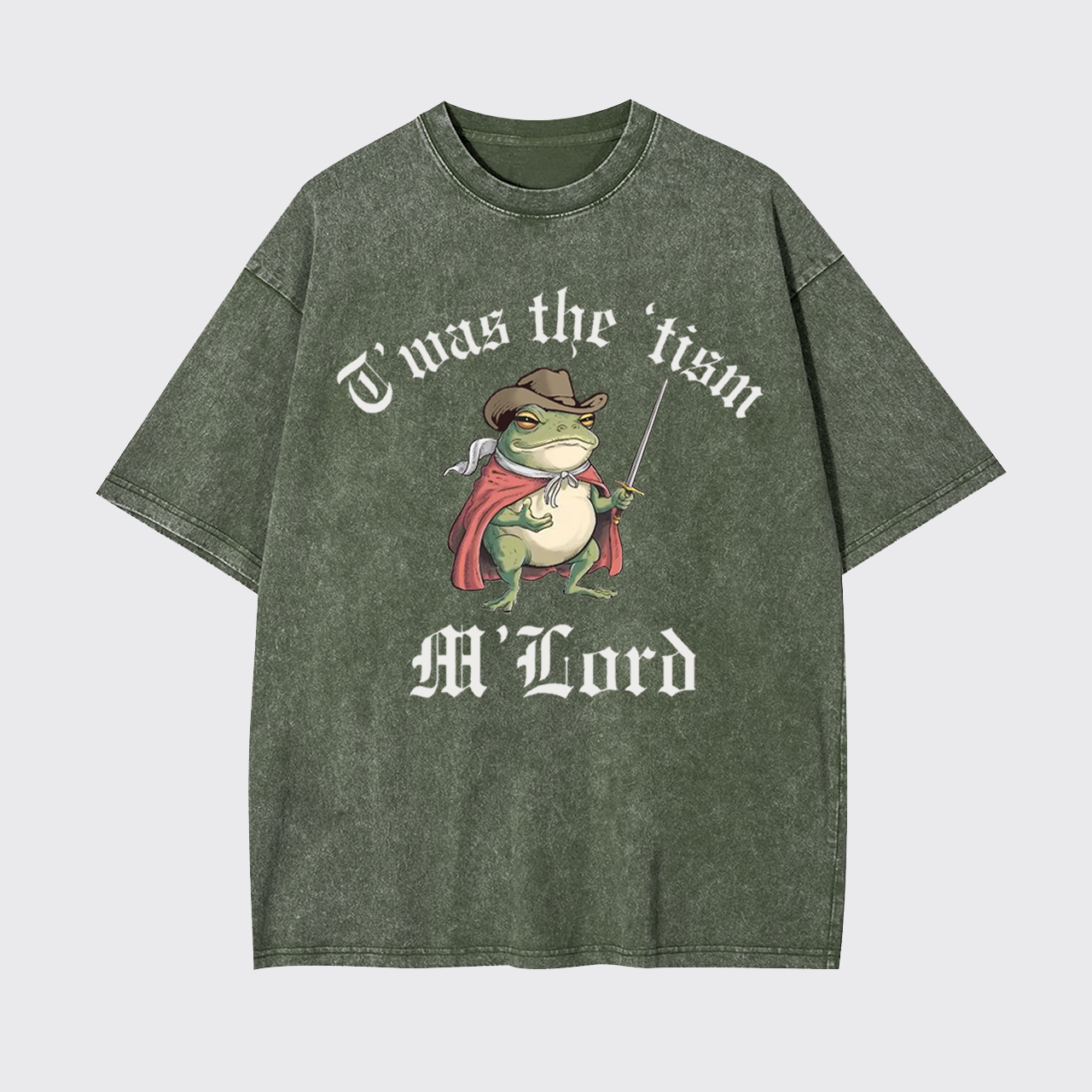Funny Autism T'was the 'Tism M'Lord Garment-dye Tees